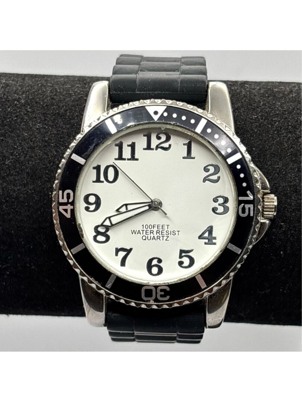 Black & Silver Men's Watch
